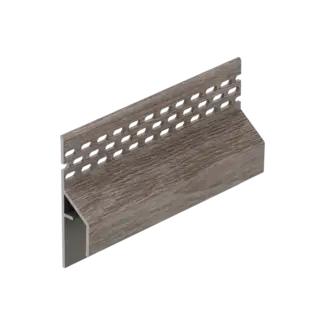 Keralit Trim / kraal ventilerend aansluitprofiel 17 mm - Taupe eiken