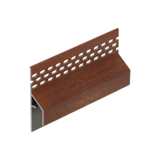 Keralit Trim / kraal ventilerend aansluitprofiel 17 mm - Golden oak