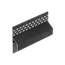 Keralit Trim / kraal ventilerend aansluitprofiel 17 mm - Zwart eiken (1 x 600 cm)