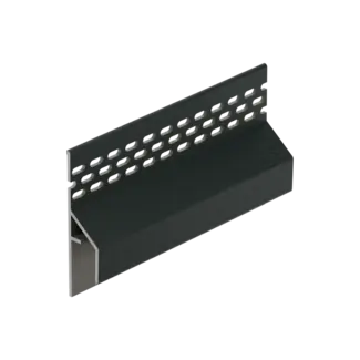 Keralit Trim / kraal ventilerend aansluitprofiel 17 mm - Monumentengroen