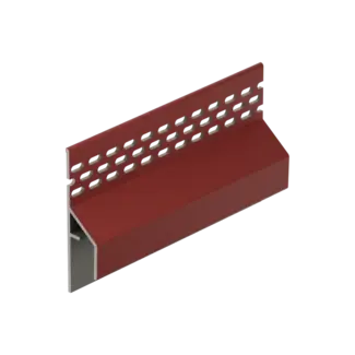 Keralit Trim / kraal ventilerend aansluitprofiel 17 mm - Wijnrood