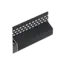 Keralit Trim / kraal ventilerend aansluitprofiel 17 mm - Zwartgrijs (1 x 600 cm)