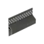 Keralit Trim / kraal ventilerend aansluitprofiel 17 mm - Basaltgrijs (1 x 600 cm)
