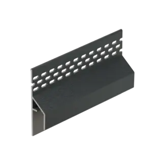 Keralit Trim / kraal ventilerend aansluitprofiel 17 mm - Antraciet
