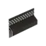 Keralit Trim / kraal ventilerend aansluitprofiel 17 mm - Grafietzwart (1 x 600 cm)