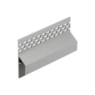 Keralit Trim / kraal ventilerend aansluitprofiel 17 mm - Grijs