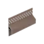 Keralit Trim / kraal ventilerend aansluitprofiel 17 mm - Bruingrijs (1 x 600 cm)
