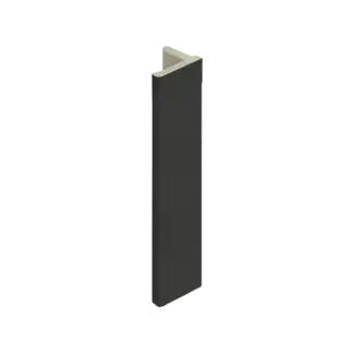 Keralit Eindprofiel 10 mm - Grafietzwart
