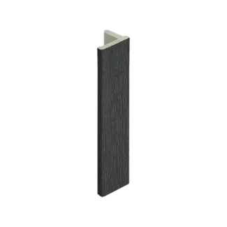 Keralit Eindprofiel 10 mm - Zwartgrijs