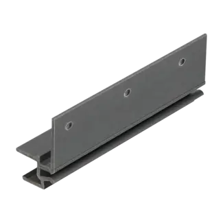 Keralit Montageprofiel 10 mm - Grafietzwart