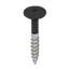 Keralit Torx schroef RVS (100 stuks) - Grafietzwart (per stuk)