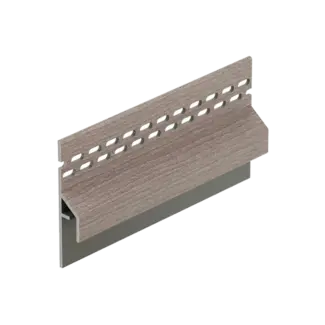 Keralit Trim / kraal ventilerend aansluitprofiel 10 mm - Vergrijsd ceder