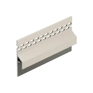 Keralit Trim / kraal ventilerend aansluitprofiel 10 mm - Crème