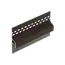 Keralit Trim / kraal ventilerend aansluitprofiel 10 mm - Donkerbruin