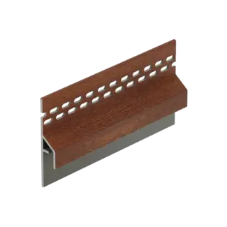 Keralit Trim / kraal ventilerend aansluitprofiel 10 mm - Golden oak