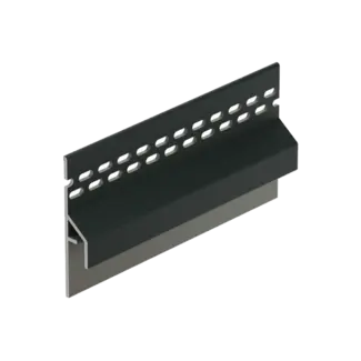 Keralit Trim / kraal ventilerend aansluitprofiel 10 mm - Monumentengroen