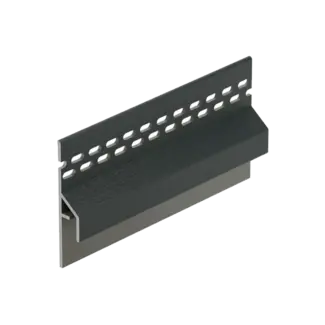 Keralit Trim / kraal ventilerend aansluitprofiel 10 mm - Antraciet