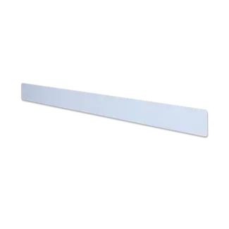 Novaboard Eindkap 400 mm vlak - Wit