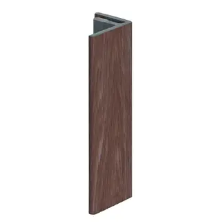 Keralit Eindprofiel 17 mm - Bruin eiken
