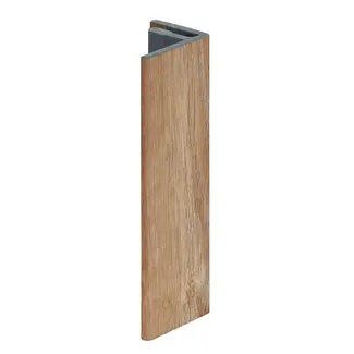 Keralit Eindprofiel 17 mm - Natuur eiken
