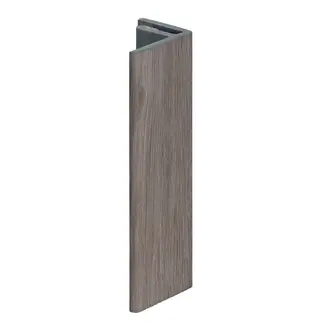 Keralit Eindprofiel 17 mm - Taupe eiken