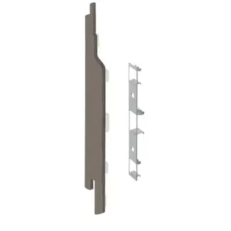 Keralit Eindkap voor 2814 links (5 stuks) - Taupe eiken