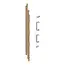 Keralit Eindkappen 2819 links incl. connector (5 stuks) - Natuur eiken (per stuk)
