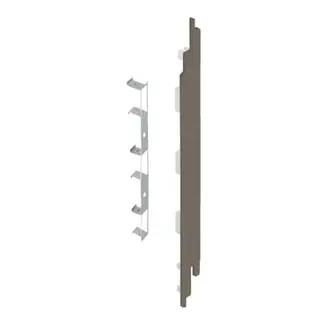 Keralit Eindkap voor 2819 rechts (5 stuks) - Taupe eiken