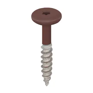 Keralit Torx schroef RVS (100 stuks) - Mahonie