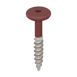 Keralit Torx schroef RVS (100 stuks) - Wijnrood