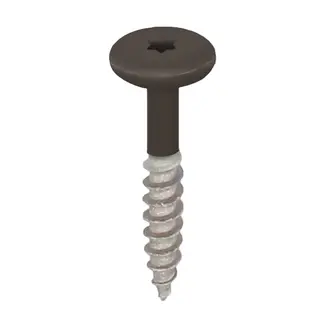 Keralit Torx schroef RVS (100 stuks) - Donkerbruin