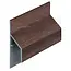 Keralit Trim / kraal aansluitprofiel 17 mm - Bruin eiken (1 x 600 cm)