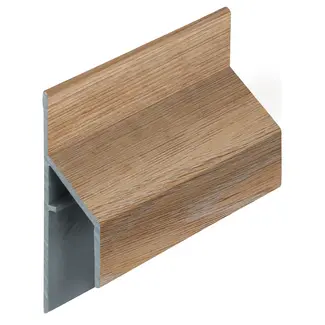 Keralit Trim / kraal aansluitprofiel 17 mm - Natuur eiken