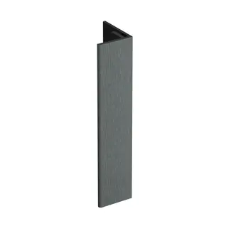 Keralit Verlengd eindprofiel 17x44 mm - Basaltgrijs