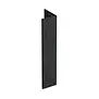 Verlengd eindprofiel 17x44 mm - Zwartgrijs (1 x 400 cm)