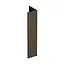 Verlengd eindprofiel 17x44 mm - Donker eiken (1 x 400 cm)