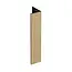 Keralit Verlengd eindprofiel 17x44 mm - Licht eiken