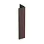 Keralit Verlengd eindprofiel 17x44 mm - Mahonie