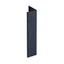 Verlengd eindprofiel 17x44 mm - Staalblauw (1 x 400 cm)