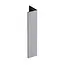 Keralit Verlengd eindprofiel 17x44 mm - Wit eiken