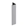 Verlengd eindprofiel 17x44 mm - Wit eiken (1 x 400 cm)