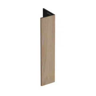 Keralit Verlengd eindprofiel 17x44 mm - Natuur eiken