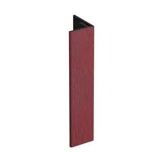 Keralit Verlengd eindprofiel 17x44 mm - Rood