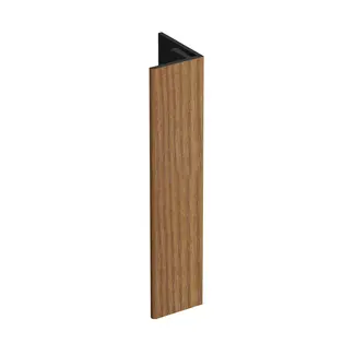 Keralit Verlengd eindprofiel 17x44 mm - Bruin redceder