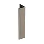 Verlengd eindprofiel 17x44 mm - Vergrijsd ceder (1 x 400 cm)