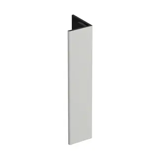 Keralit Verlengd eindprofiel 17x44 mm - Snowwhite