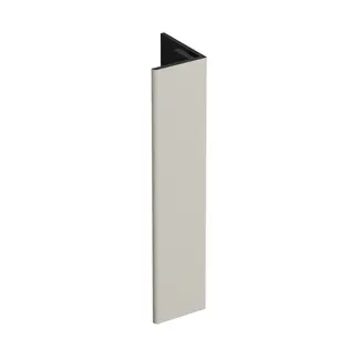 Keralit Verlengd eindprofiel 17x44 mm - Sandcream