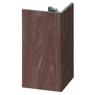 Keralit Uitwendig hoekprofiel 46x46 mm - Bruin eiken