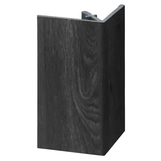 Keralit Uitwendig hoekprofiel 46x46 mm - Zwart eiken