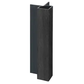 Keralit Uitwendig hoekprofiel 32x32 mm - Zwart eiken